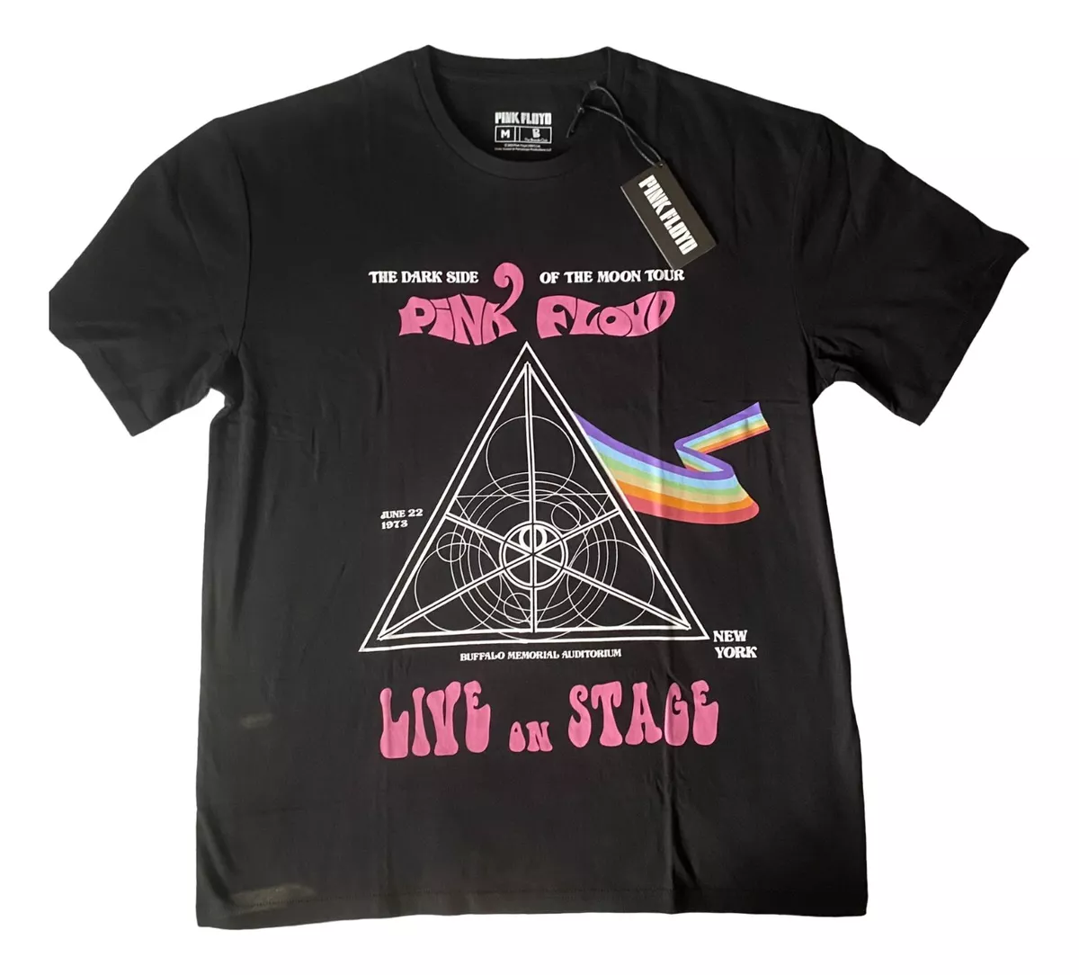 POLERA PINK FLOYD LIVE ON STAGE THE DARK SIDE OF THE MOON - 2