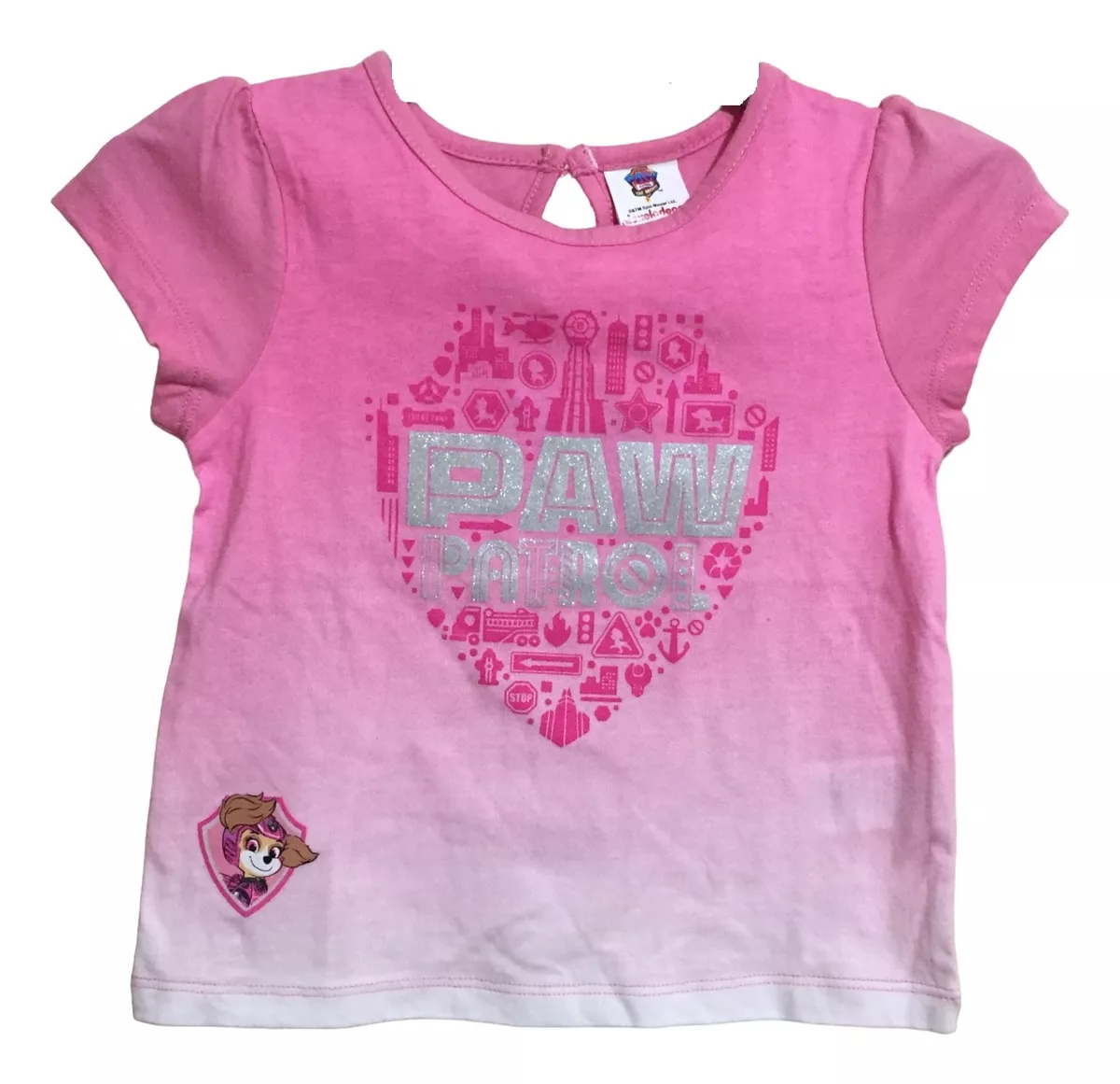 POLERA DE NIÑA TALLA 3 DISEÑO PAW PATROL - 1