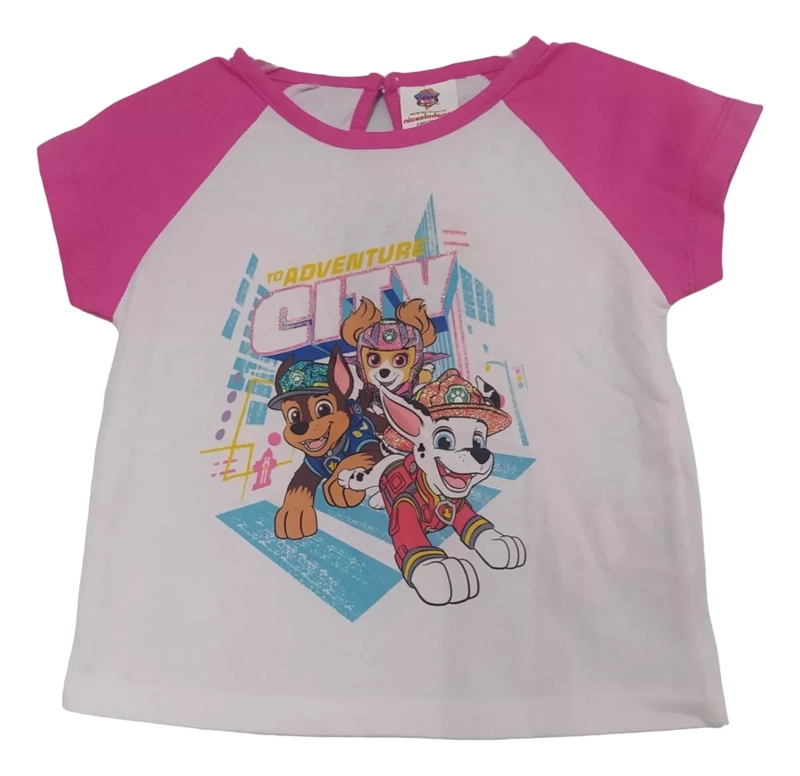 POLERA DE NIÑA TALLA 3 DISEÑO PAW PATROL - 1