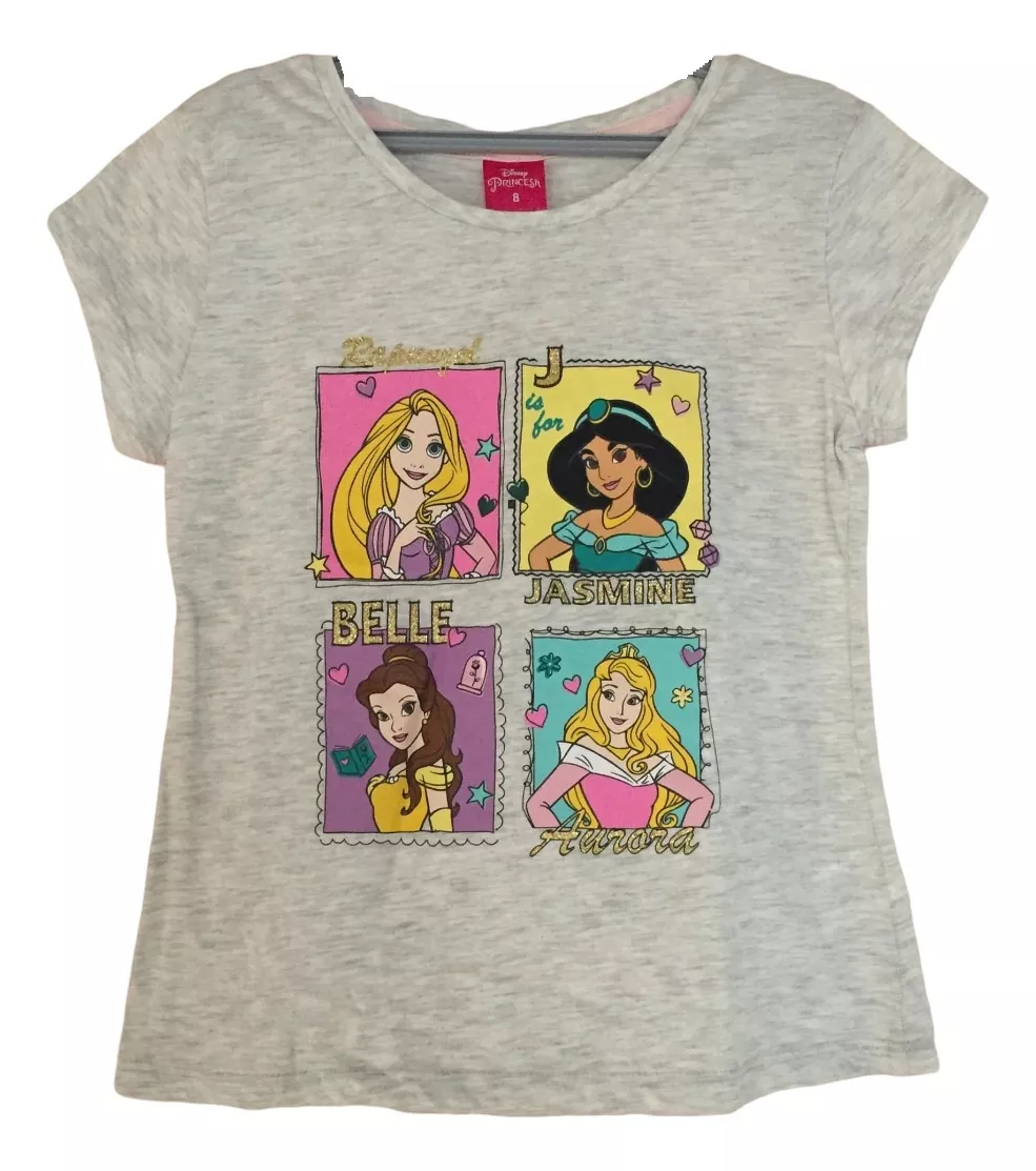POLERA DISNEY PRINCESAS - TALLA 8 - 1