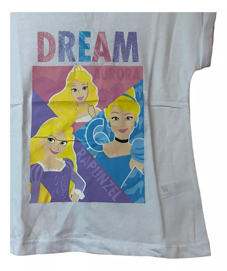 POLERA DISNEY PRINCESAS - TALLA 8 - 2
