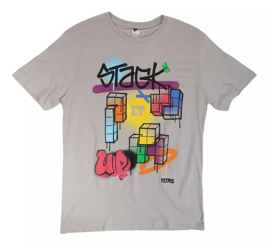 POLERA DISEÑO TETRIS TALLA L - 1