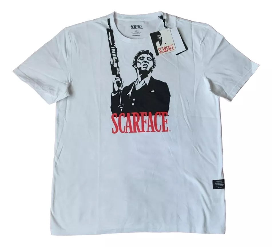 POLERA CARACORTADA SCARFACE - TALLA M - 1