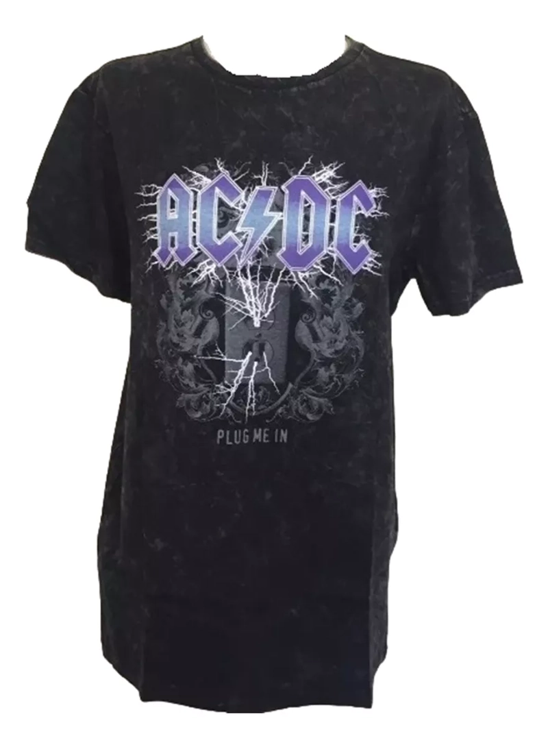 POLERA AC/DC - PLUG ME IN - TALLA M - 1