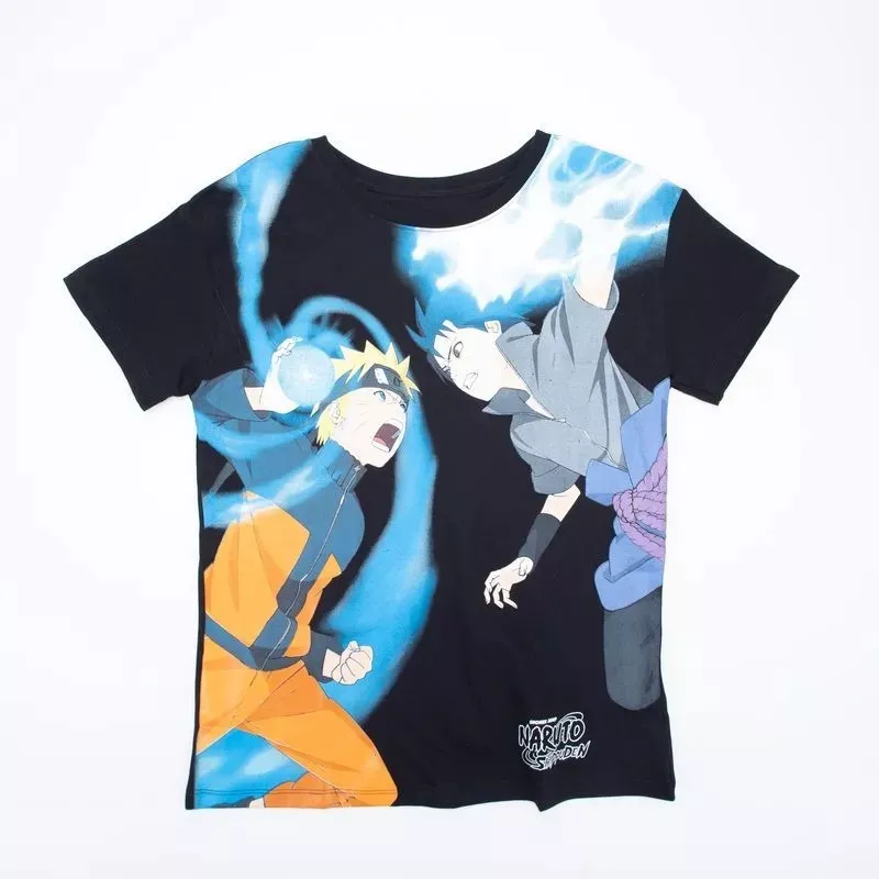 POLERA NARUTO MANGA CORTA TALLA S - 2