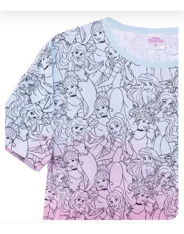 POLERA DE PRINCESAS DISNEY - TALLA 8 - 3