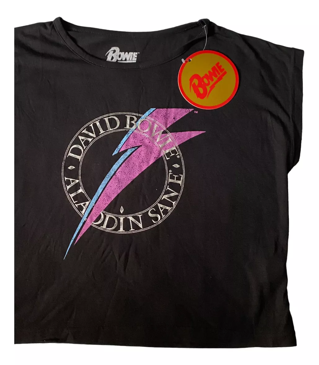 CROP TOP - POLERA DAVID BOWIE - TALLA 14 - 2