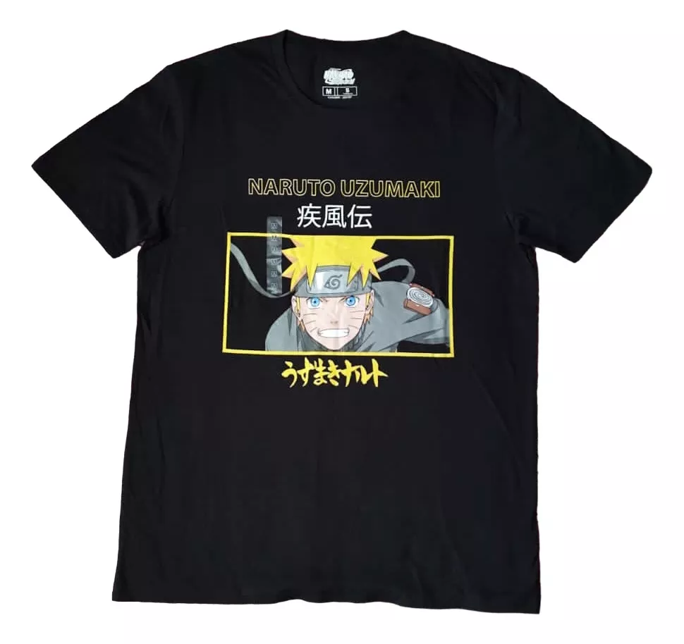 POLERA NARUTO - MANGA CORTA - TALLA M - 1