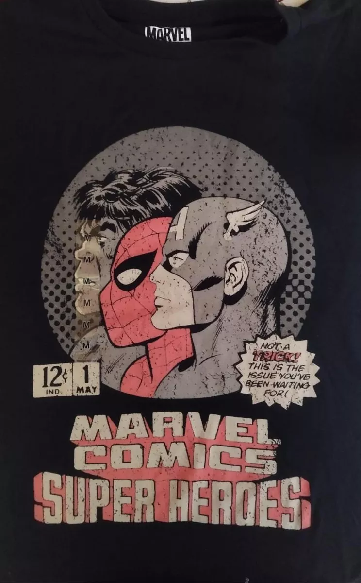 POLERA HULK, SPIDERMAN Y CAPITÁN AMÉRICA TALLA M - 3