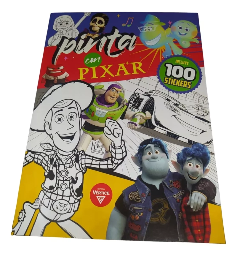 LIBRO PARA PINTAR Y JUGAR CON PERSONAJES PIXAR - 1