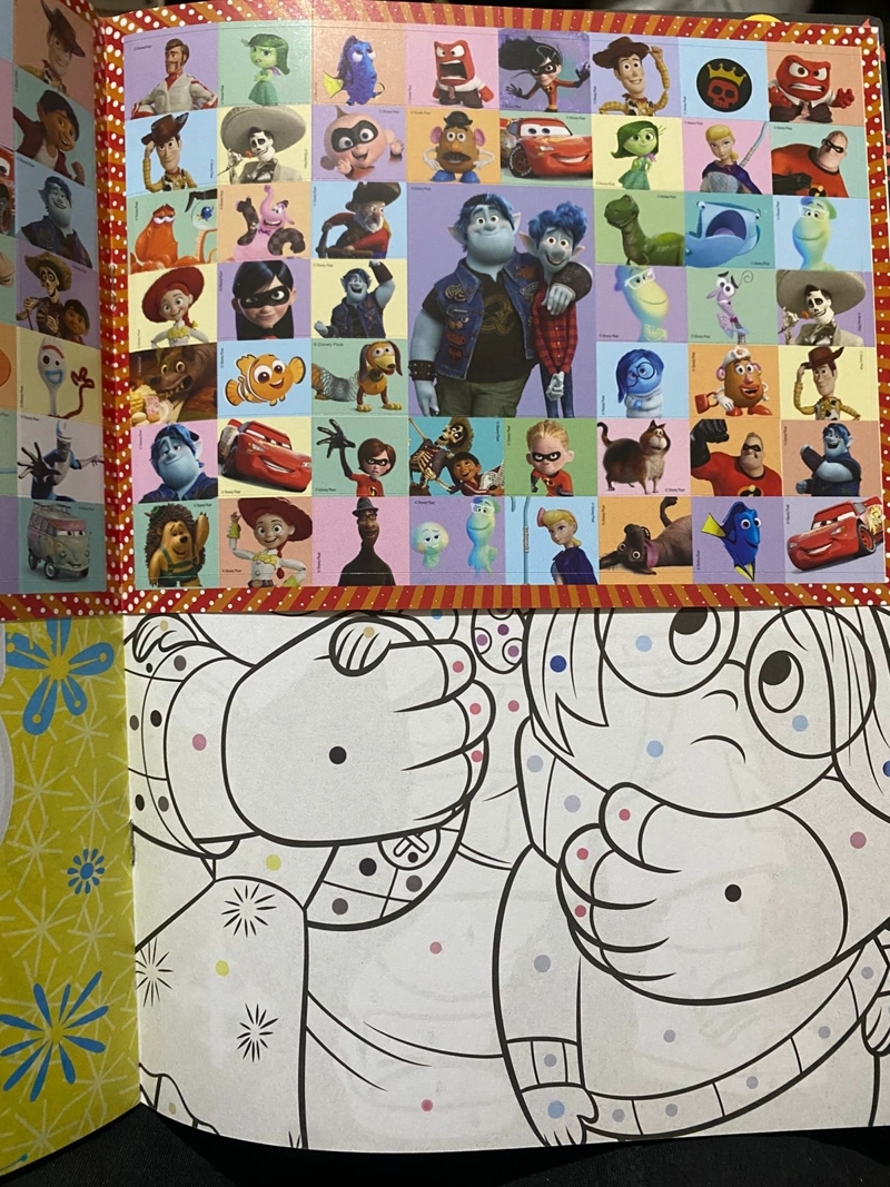LIBRO PARA PINTAR Y JUGAR CON PERSONAJES PIXAR - 4