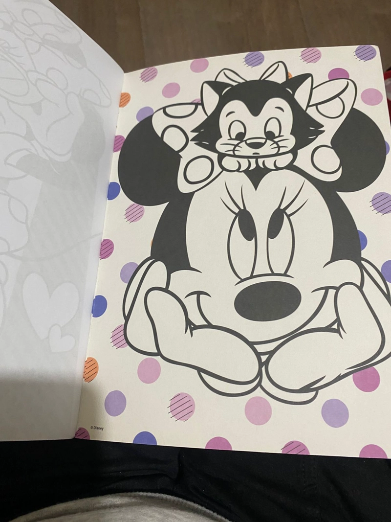 LIBRO PINTA Y CALCA CON MINNIE Y DAISY - 3