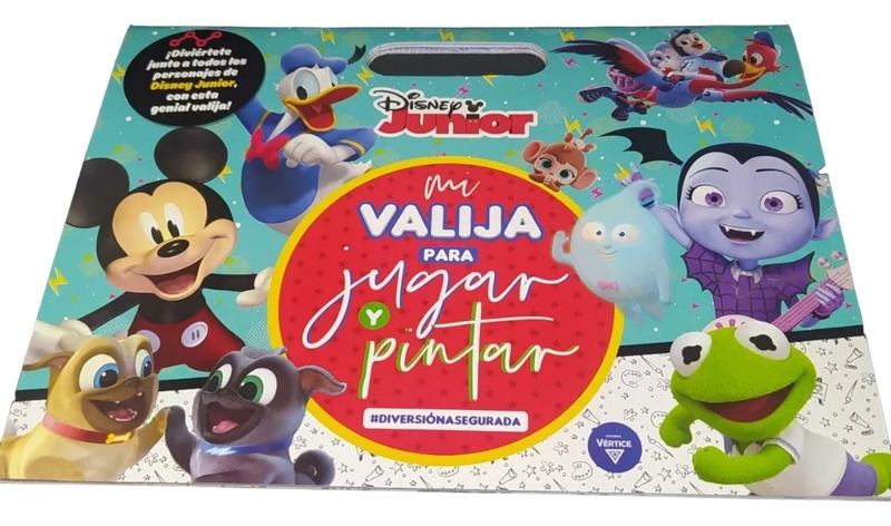LIBRO PARA PINTAR Y JUGAR, PERSONAJES DISNEY JUNIOR - 1