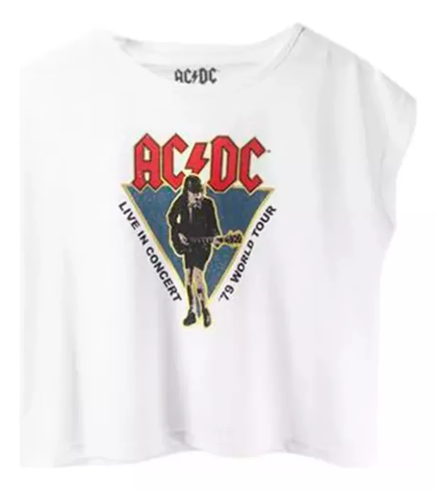 CROP TOP ACDC - TALLA 14 - 1