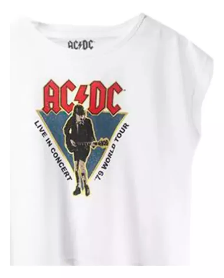CROP TOP ACDC - TALLA 14 - 2