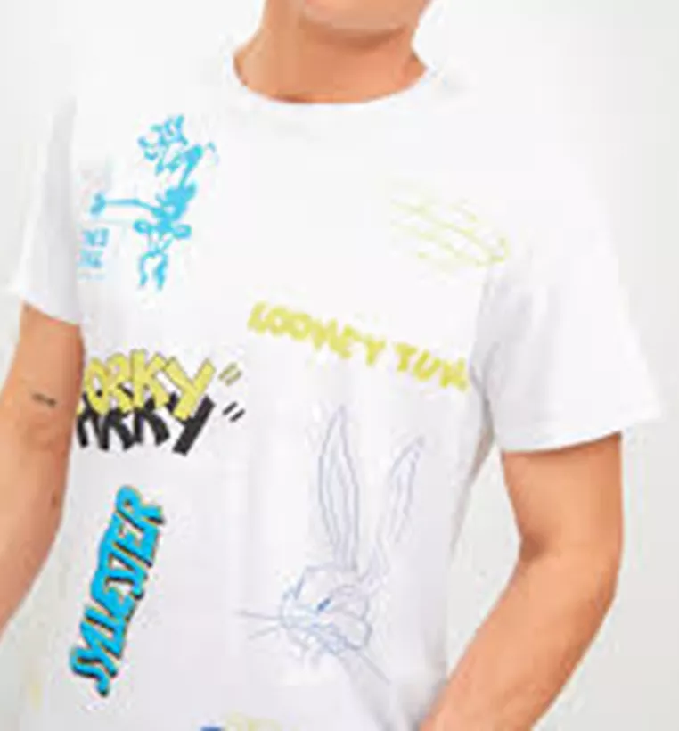 POLERA LOONEY TUNES - BUGS BUNNY TALLA M - 2