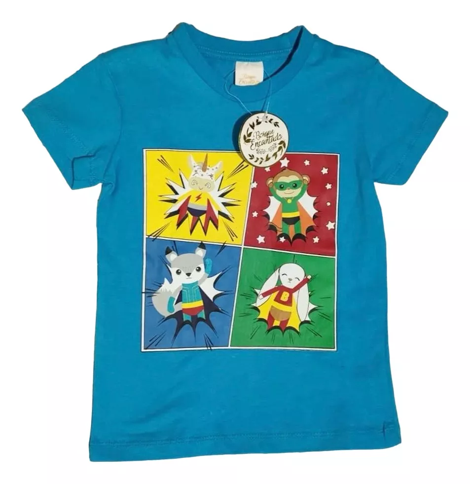 POLERA BOSQUE ENCANTADO TALLA 2 - 1