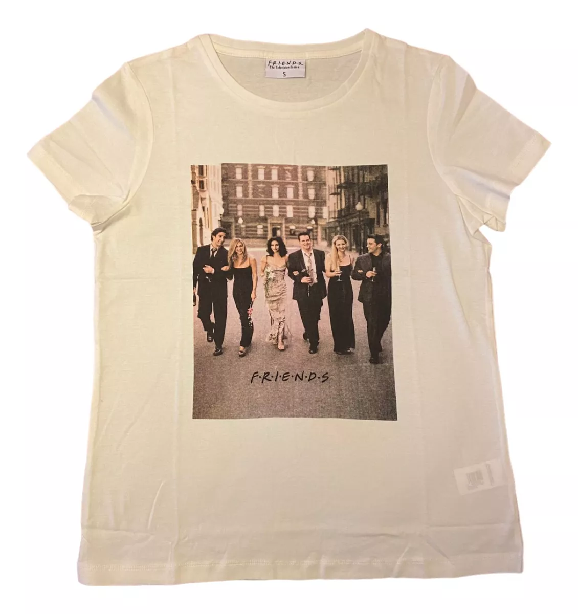 POLERA DE MUJER TALLA S DISEÑO FRIENDS - 4