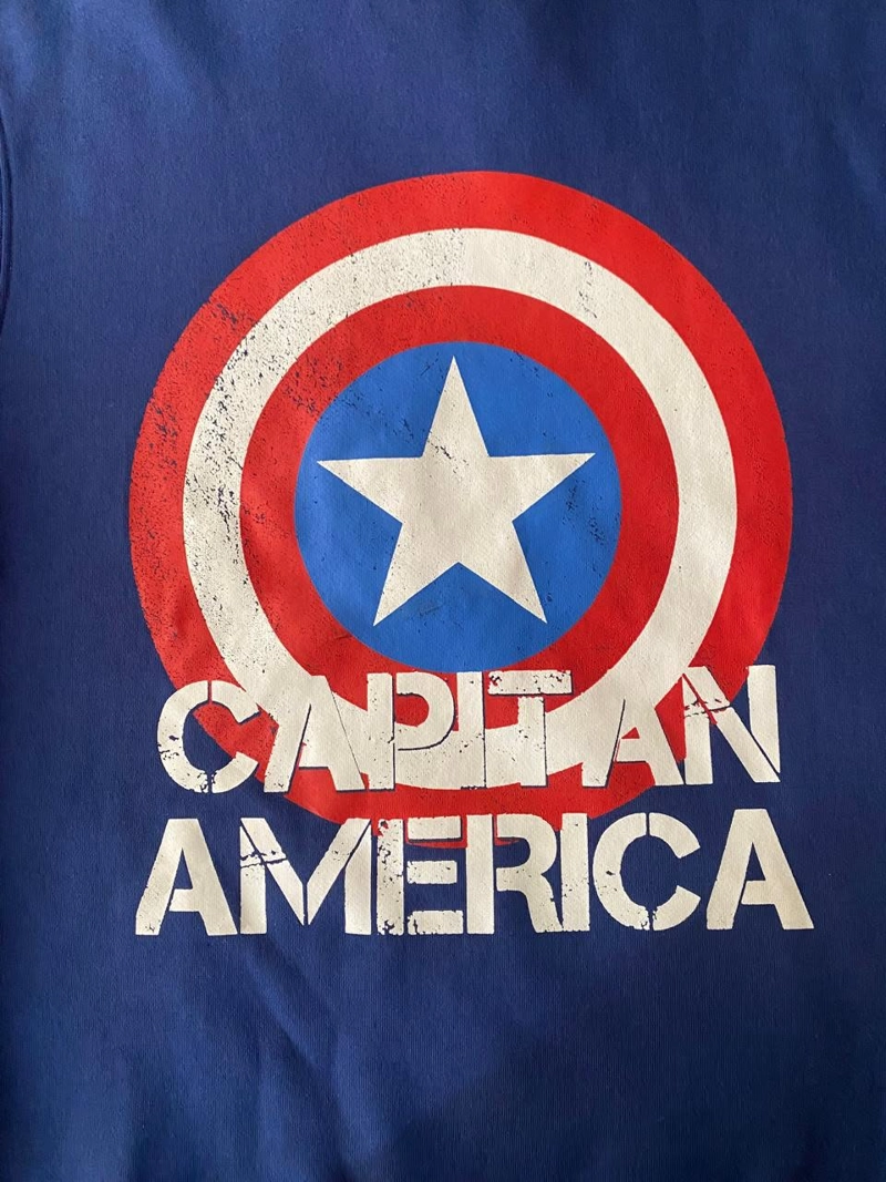 POLERON DE HOMBRE TALLA M DISEÑO CAPITÁN AMÉRICA MARVEL - 3