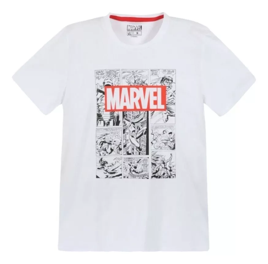 MARVEL POLERA HISTORIETAS TALLA M - 2
