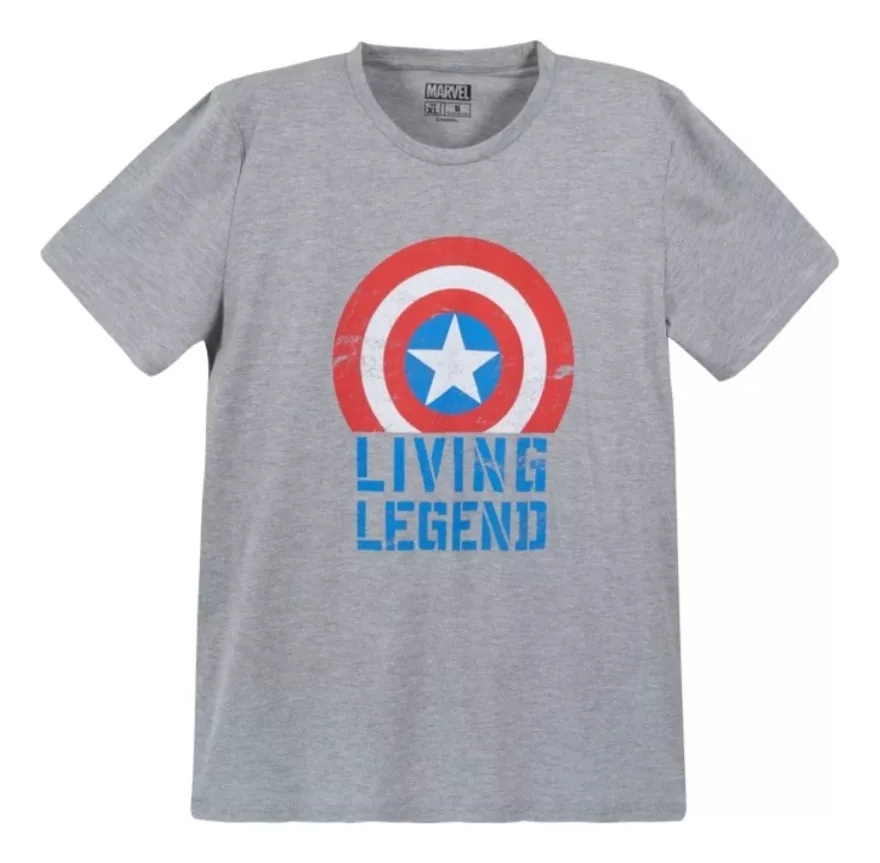 POLERA CAPITÁN AMÉRICA - TALLA M - ORIGINAL - 1