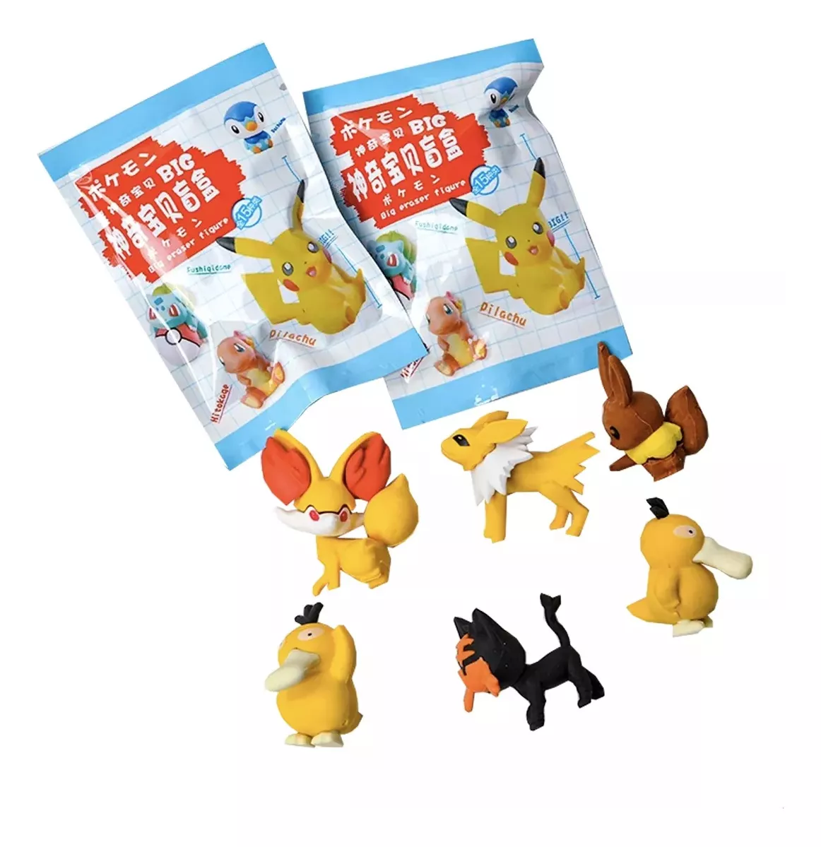 PACK 3 GOMAS DE BORRAR POKEMON - SURTIDAS - 2