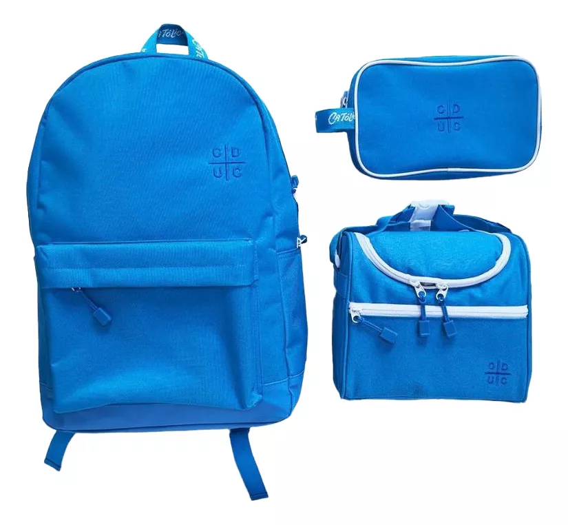 MOCHILA, ESTUCHE Y LONCHERA U. CATÓLICA - 1