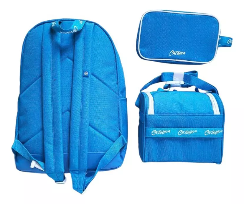 MOCHILA, ESTUCHE Y LONCHERA U. CATÓLICA - 2