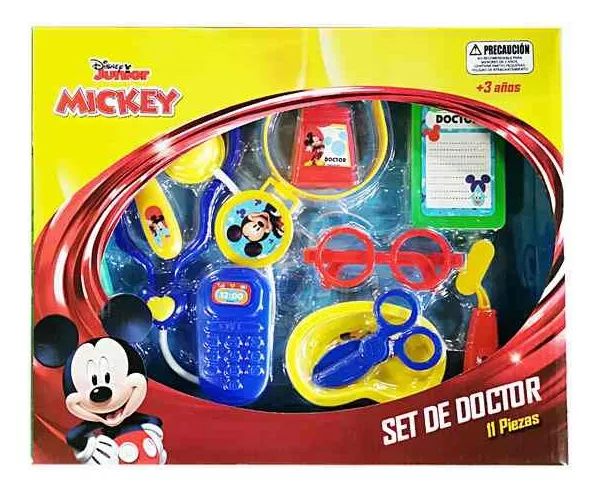 MICKEY MOUSE - SET DE DOCTOR - 11 PIEZAS - PRONOBEL - 1