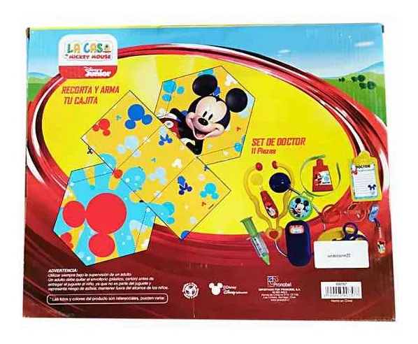 MICKEY MOUSE - SET DE DOCTOR - 11 PIEZAS - PRONOBEL - 2