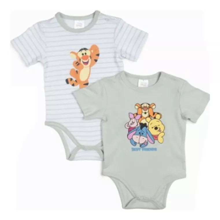 PACK 2 BODYS - WINNIE DE POOH - 9 A 12 MESES - DISNEY - 1
