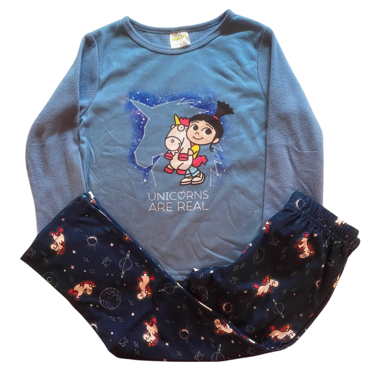 PIJAMA MINIONS MICROPOLAR TALLA 4 - 1