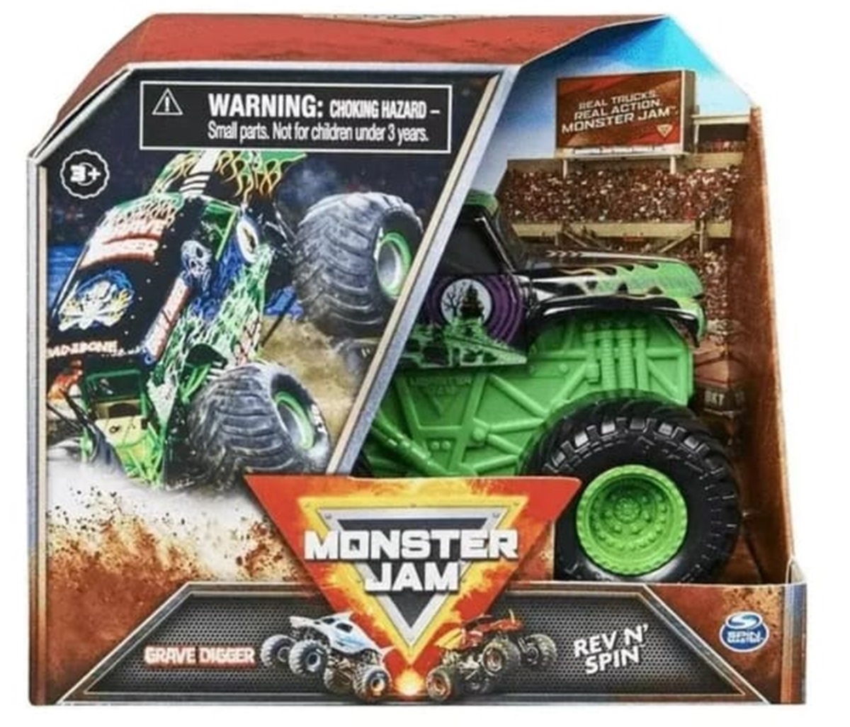 MONSTER JAM REV N' SPIN - 4