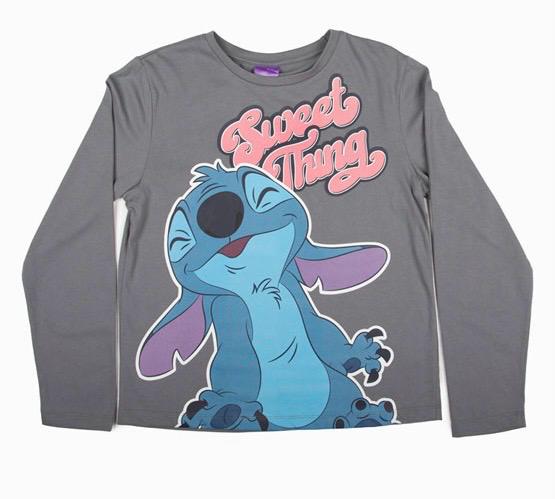 POLERA STITCH MANGA LARGA DIVERSOS DISEÑOS - 1