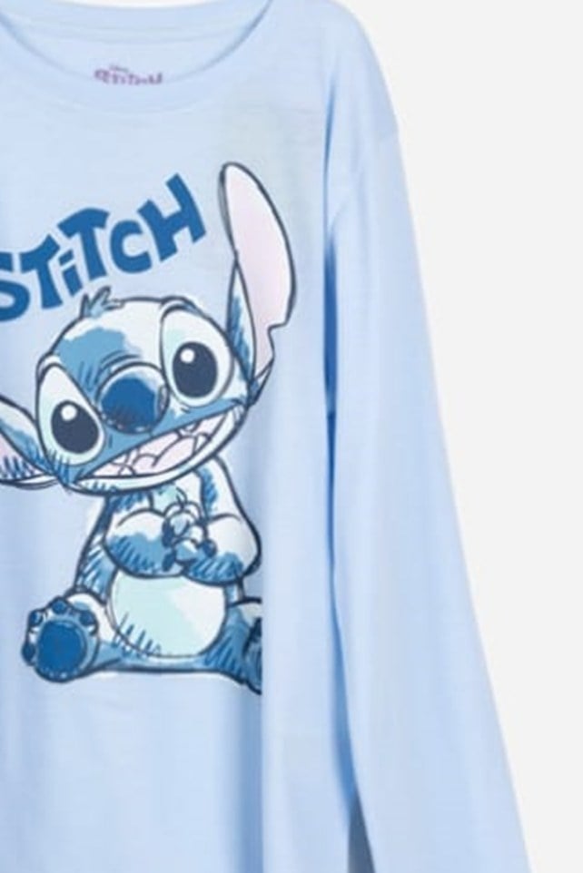 POLERA STITCH MANGA LARGA DIVERSOS DISEÑOS - 2