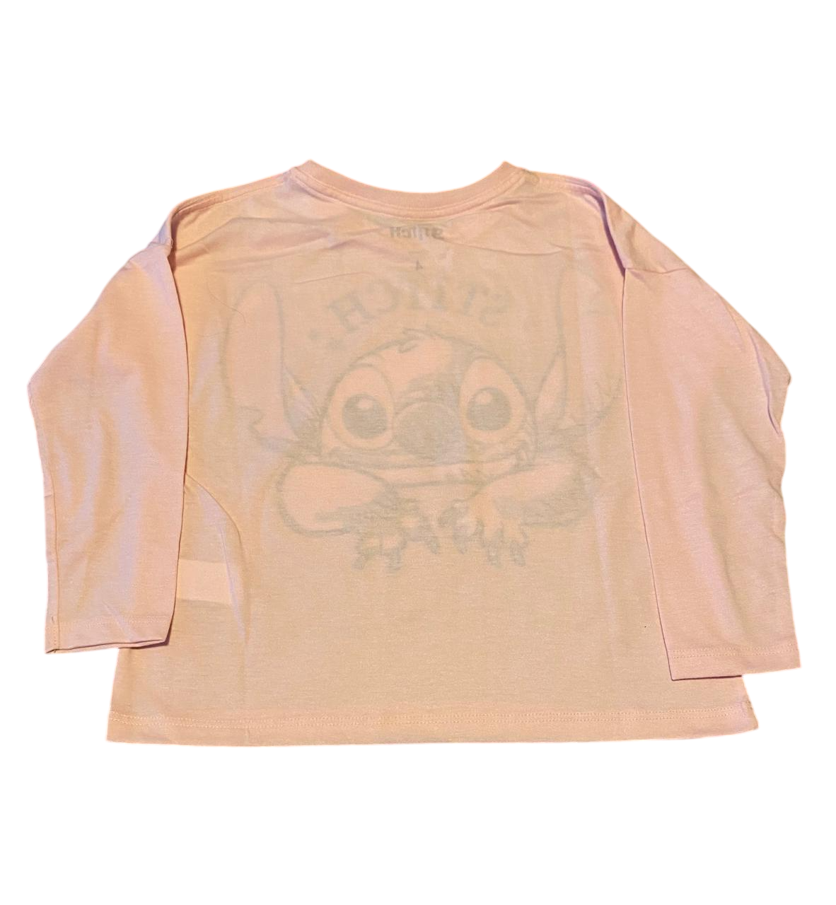 POLERA NIÑA DISEÑO STITCH ESTILO CROP TOP - 2