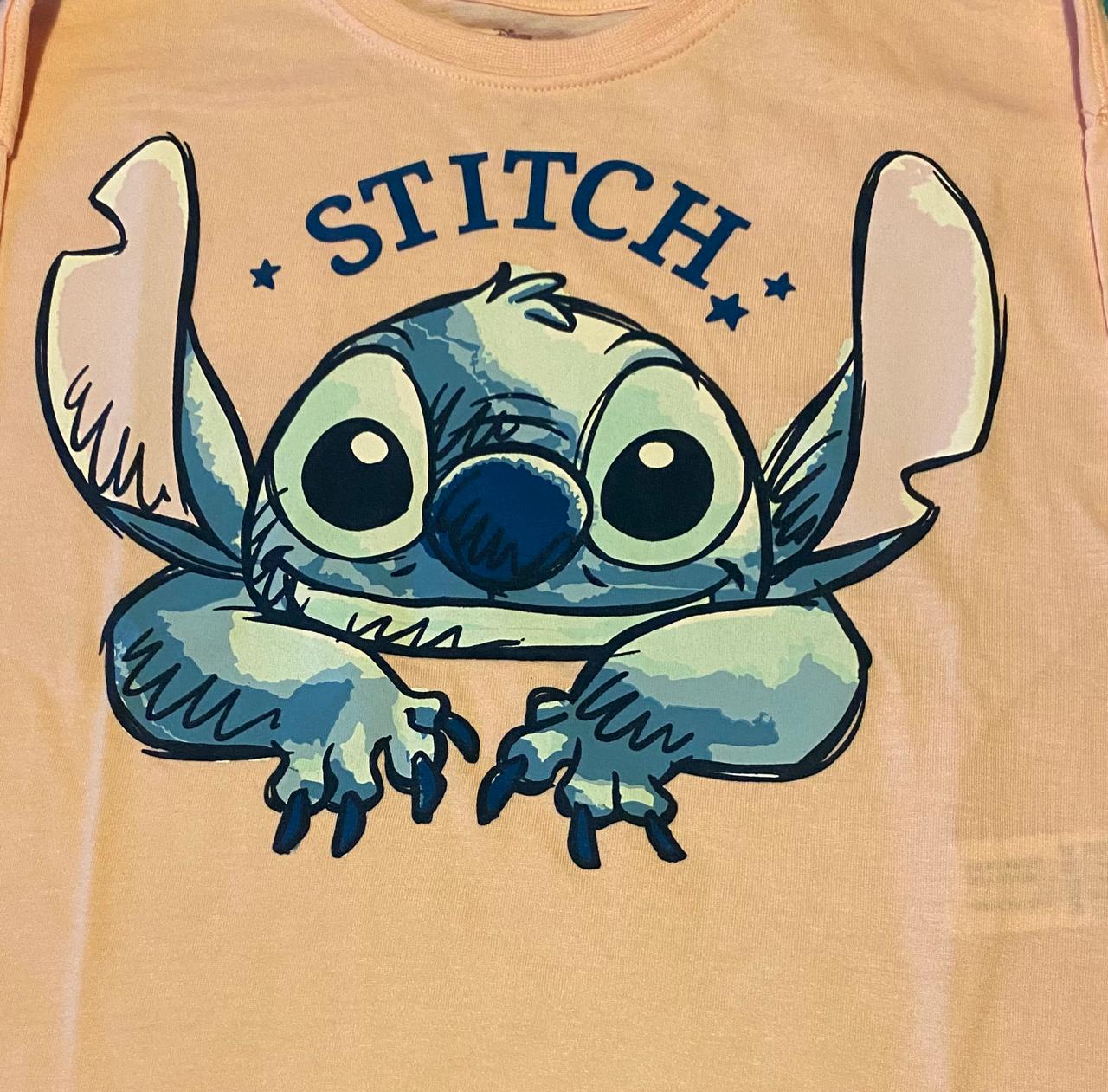 POLERA NIÑA DISEÑO STITCH ESTILO CROP TOP - 3