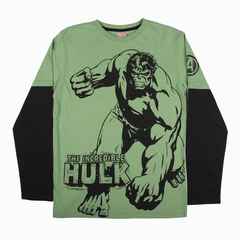 POLERA DE NIÑO DISEÑO HULK TALLA 14 - 1
