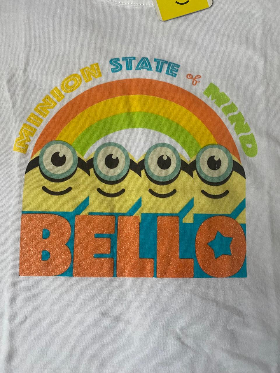 POLERA DE NIÑA TALLA 6 DISEÑO MINIONS - 3