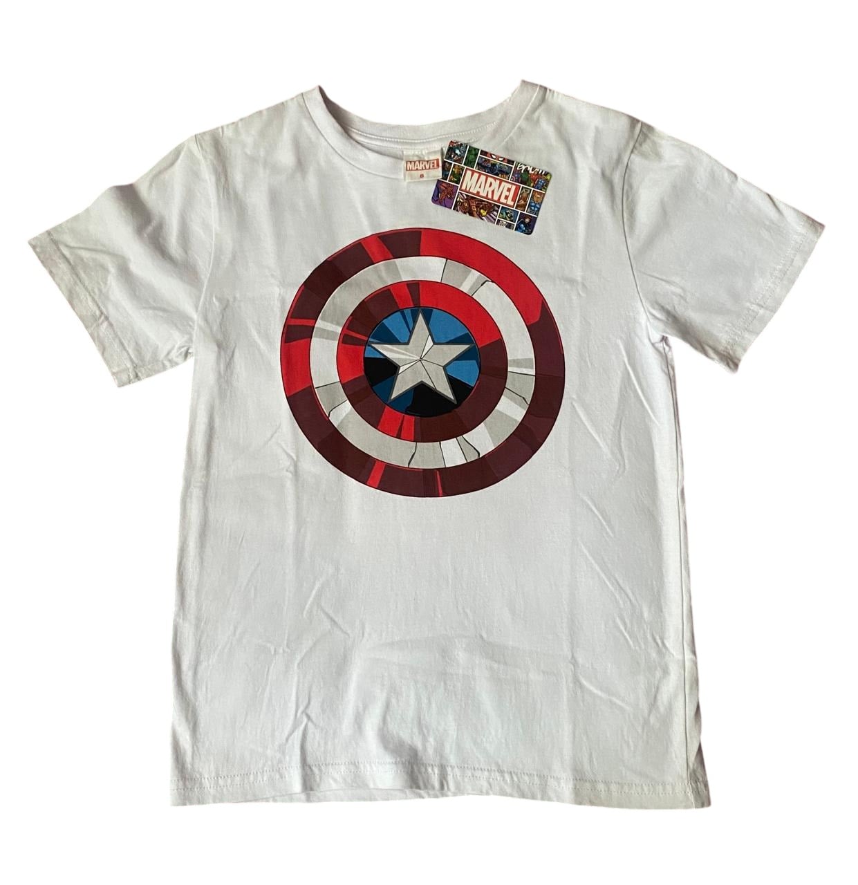 POLERA DE NIÑO TALLA 8 CAPITAN AMERICA - 1