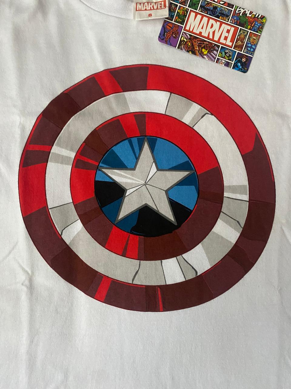 POLERA DE NIÑO TALLA 8 CAPITAN AMERICA - 3