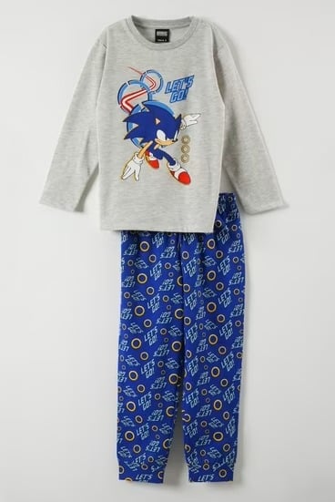 PIJAMA DE NIÑO DISEÑO SONIC - 1