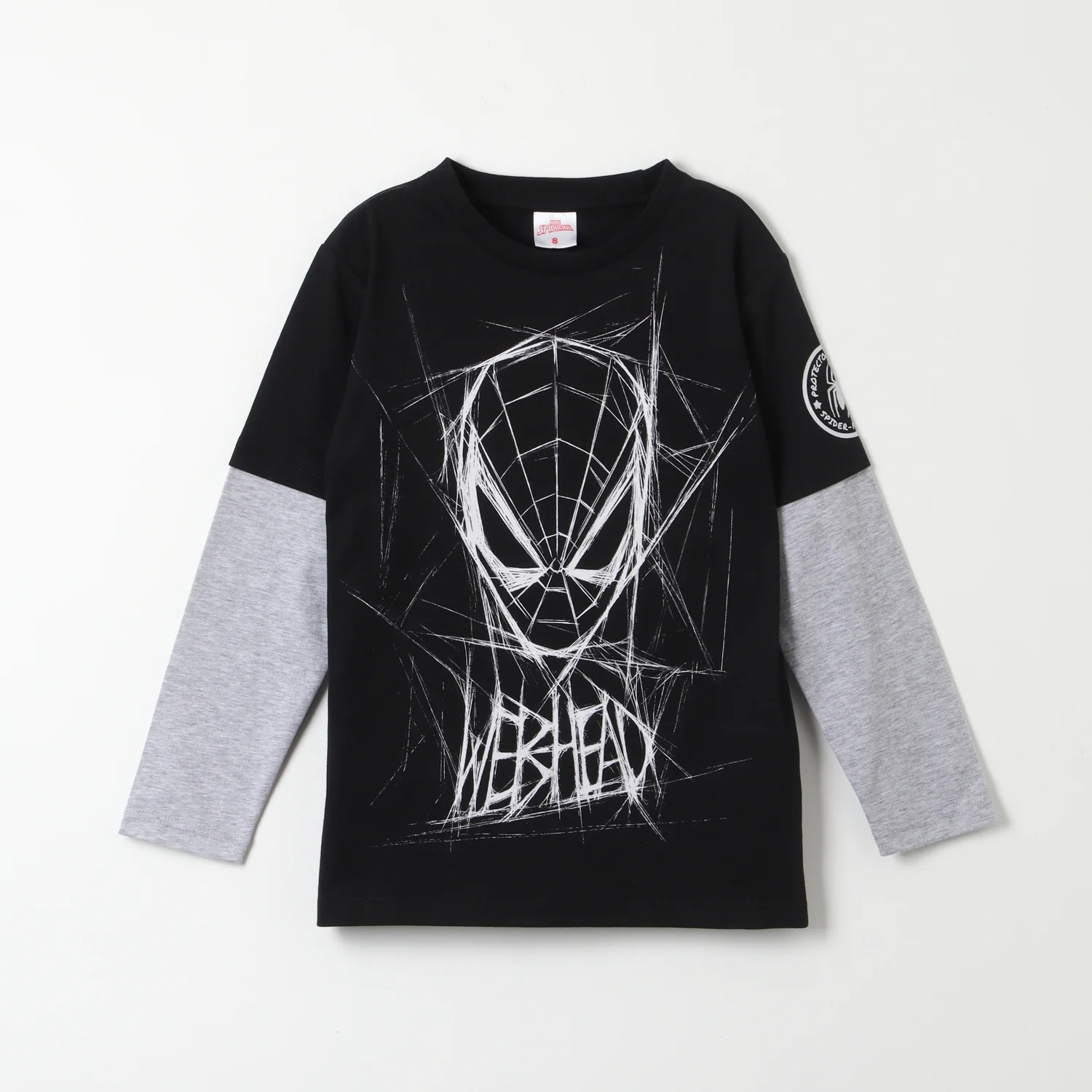 POLERA MANGA LARGA DISEÑO SPIDERMAN DIFERENTES TALLAS - 1