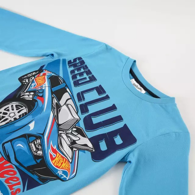 POLERA MANGA LARGA DE NIÑO DISEÑO HOT WHEELS - 3