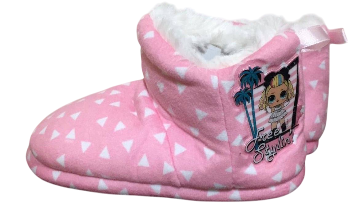 PANTUFLA BOTA NIÑA DISEÑO LOL NUMERO 27/28 - 1