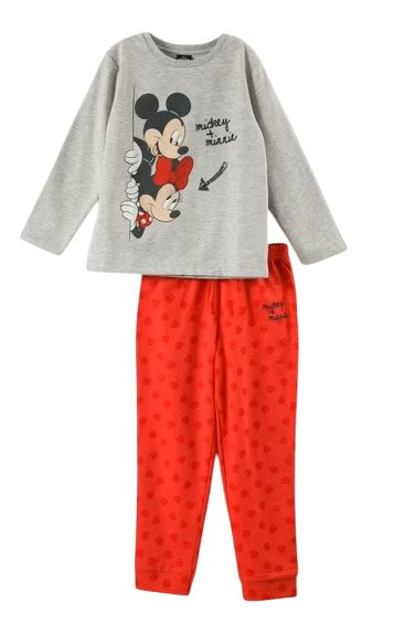 PIJAMA DE NIÑA DISEÑO MICKEY Y MINNIE DISNEY - 1