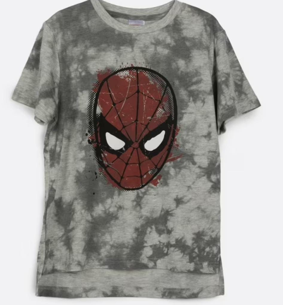 POLERA DE NIÑO TALLA 8 DISEÑO SPIDERMAN MARVEL - 1