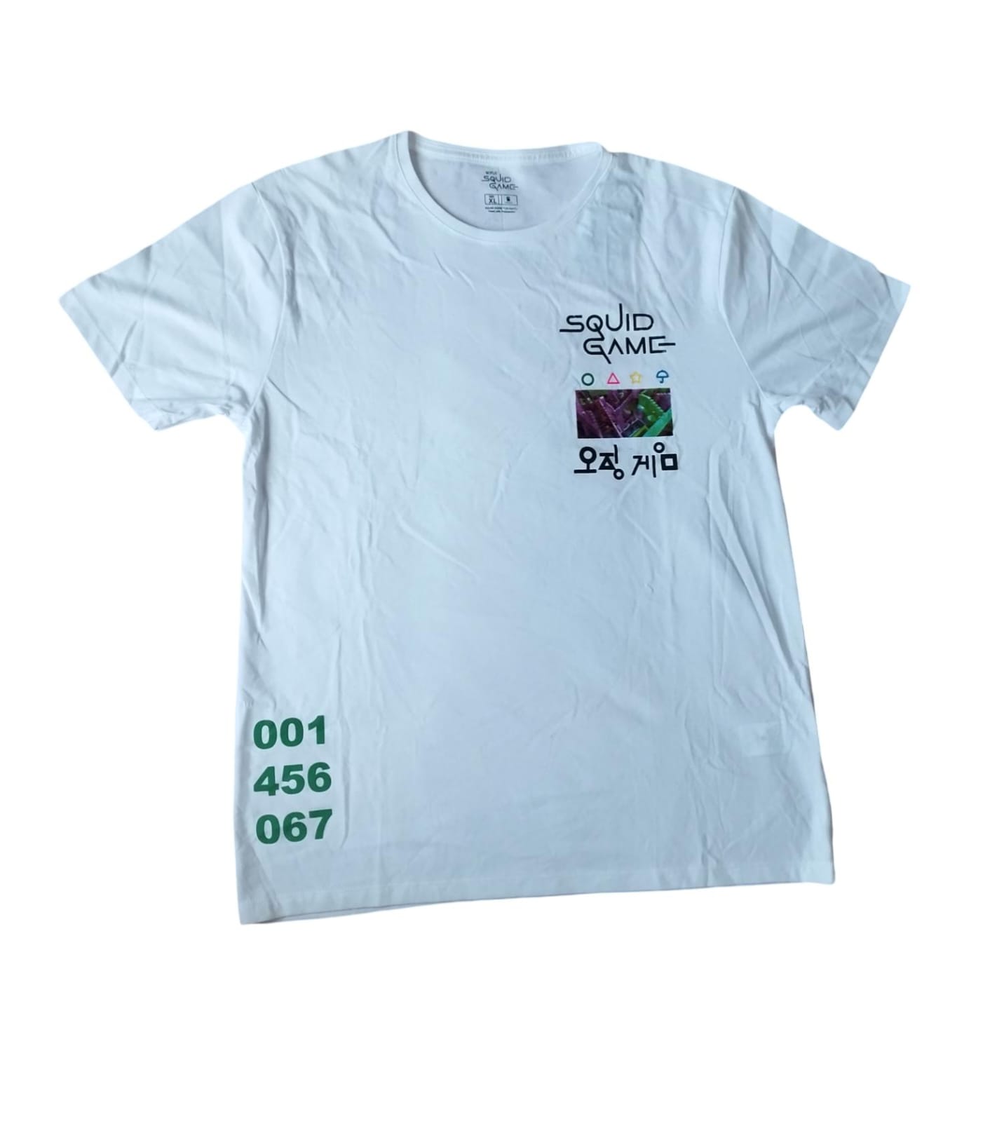POLERA DE HOMBRE TALLA XL DISEÑO JUEGO DEL CALAMAR - 1