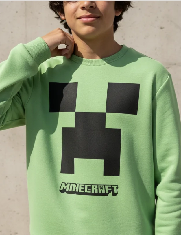 POLERON MINECRAFT TALLAS 6, 8 Y 10 - 1