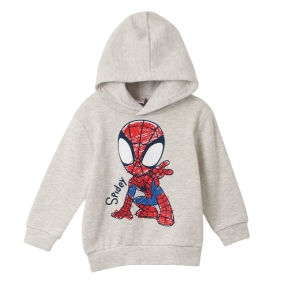POLERON CON CAPUCHA DE NIÑO TALLA 3 DISEÑO SPIDEY - 1